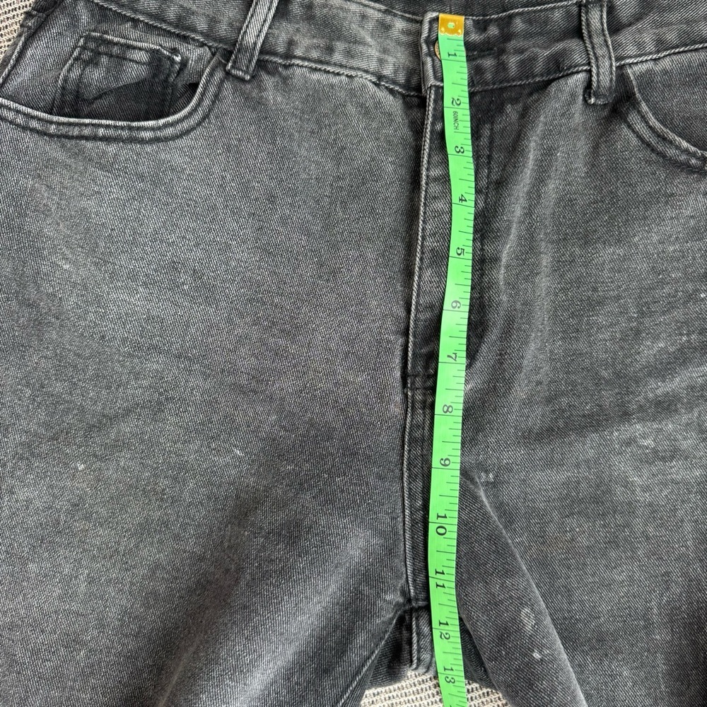 Distressed Black Denim Painters Jeans - Picture 14 of 14